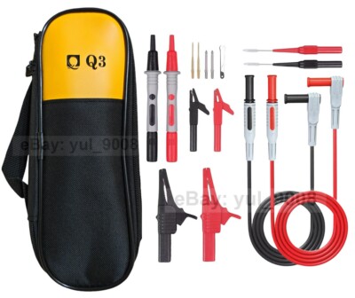 Test Lead Kit Alligator Clips Needle Probe For Clamp Meter Fluke T5-1000 312 316