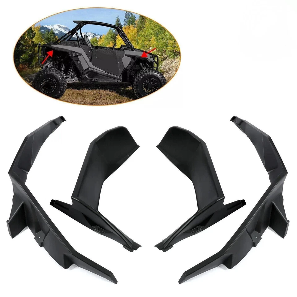 For Polaris RZR XP 1000/XP 4 1000 2014-23 Fender Flares Mud Flaps Front and Rear - Image 2 of 4