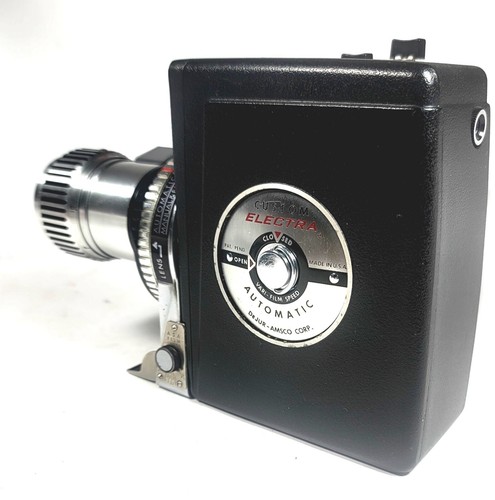 Vintage DeJur Zoom Electra Full Automatic 8MM Movie Camera Leather Case Untested - Picture 4 of 20