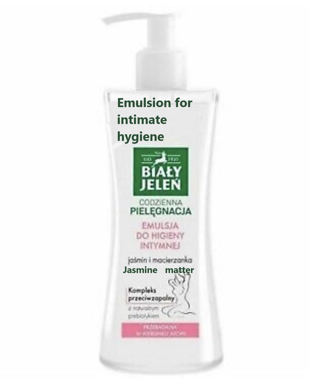 Bialy Jelen emulsion for intimate hygiene jasmine matter, 265ml
