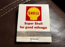 Shell Gasoline, Plaza Shell Station, Virginia, MN, Matchbook W/ Matches