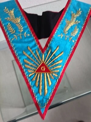 Sautoir vénérable prestige REAA masonic collar ASSR