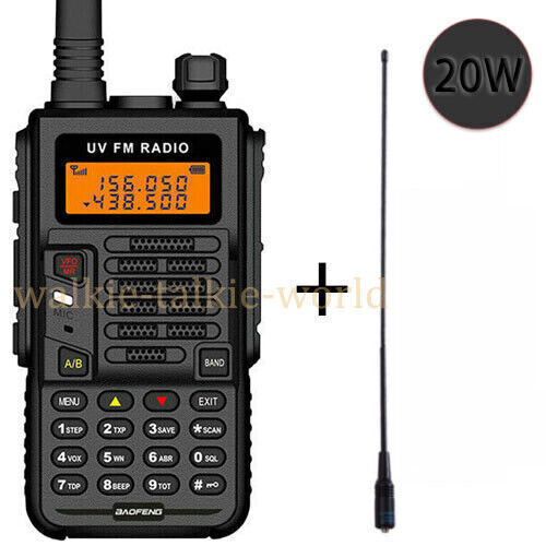 BAOFENG X5 PLUS 20W 9800MAH WALKIE TALKIE VHF/UHF RADIOTELEFON RĘCZNY - Zdjęcie 14 z 19