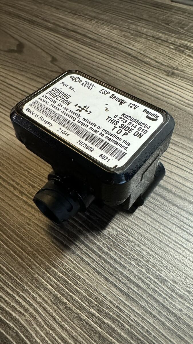 Kenworth T680 Bendix ESP Sensor K0205682E4 2023 OEM YAW RATE Kenworth T680 Bendix ESP Sensor K0205682E4 2023 OEM YAW RATE