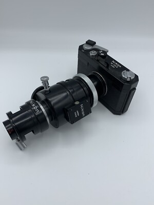 Nikon M-35S Microscope Camera with extended lens.