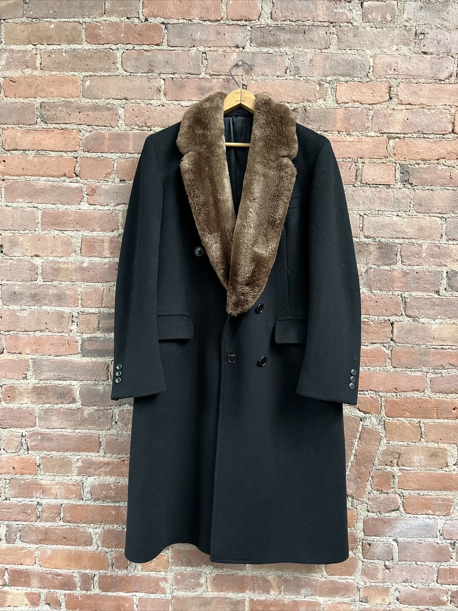 Shearling top coat sale