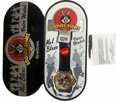 Armitron 1998 Looney Tunes Mel Blanc Voice Watch Bugs Bunny Daffy Duck Vintage