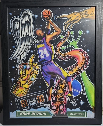 DOWNTOWN!  Limited Edition /100 - Artwork - KOBE BRYANT LAKERS