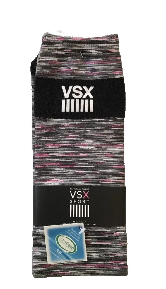 Mediante la mezcla de algodón a rayas Victoria's Secret Calcetines para Mujeres