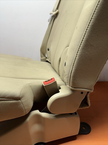 2007 - 17 FORD EXPEDITION LINCOLN NAVIGATOR SECOND ROW MIDDLE JUMP SEAT BEIGE OE - Picture 10 of 22