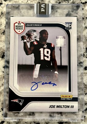 Joe Milton III 2024 Panini Instant Rookie Premiere Autograph /49