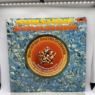 Max Greger And His Orchestra: Sunshine Starshine, German Press - Near Mint
