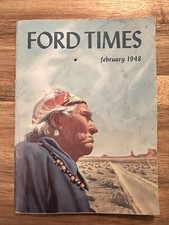 Vintage Ford Motor Co. Ford Times Mini Magazine February 1948