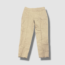 228 Elie Tahari Women's Beige Contour Crop Slim Pants Size M