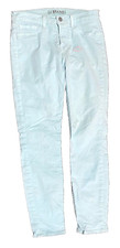 J Brand Jeans Pants Bottoms Women's Size 28 Capri Light Blue Cotton Blend