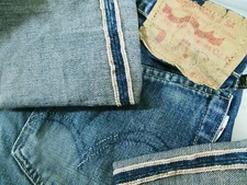 HOT Men's STUDIO D'ARTISAN Lot 301 SELVEDGE JAPAN Denim Jeans 30 x36 (Fit 29x35)