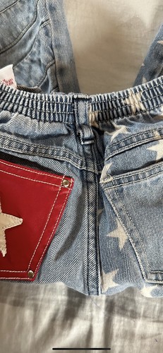 Retro Mary- Kate & Ashley Girls Patriotic Capri Jeans - Picture 8 of 10