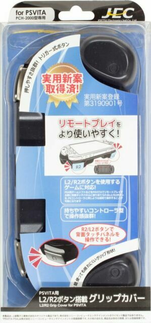 Ps Vita 00 For L2 R2 Buttons Mounted Grip Cover Black Jpv 001b Japan F S For Sale Online Ebay