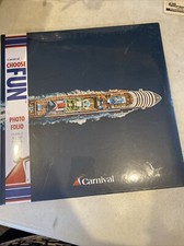 Carnival Cruise Lines  NEW VIFP Platinum/Diamond Gift  Photo Album Folio