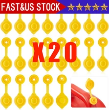 20 Pack Yellow Fuel Gas Can Jug Vent Cap Blitz Scepter Essence Midwest Eagle
