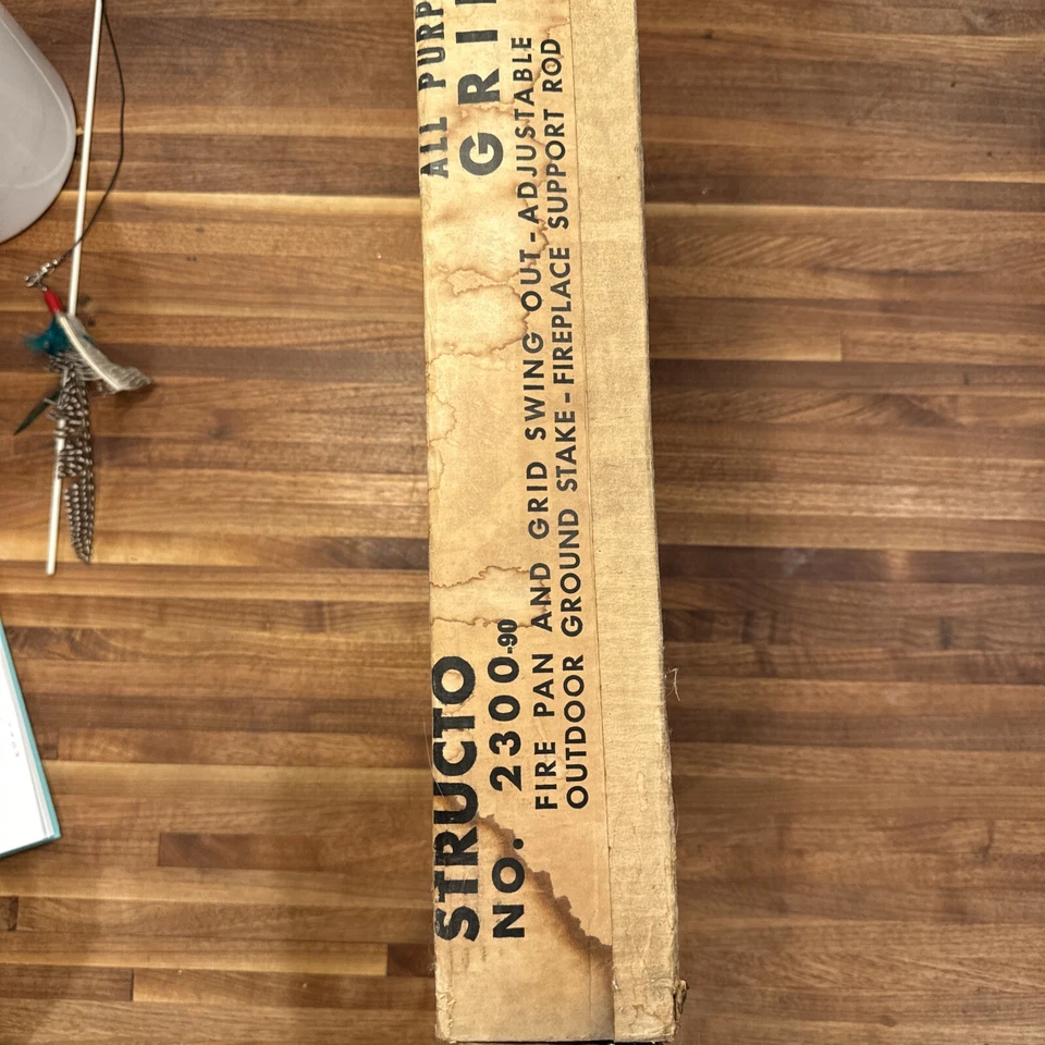 Vintage Mid Century Structo #2300 All Purpose Bar-B-Q Grill - NOS Camping - Image 2 of 4