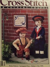 Mar Apr 88 Cross Stitch Country Crafts Magazine Cross Stitch Patterns