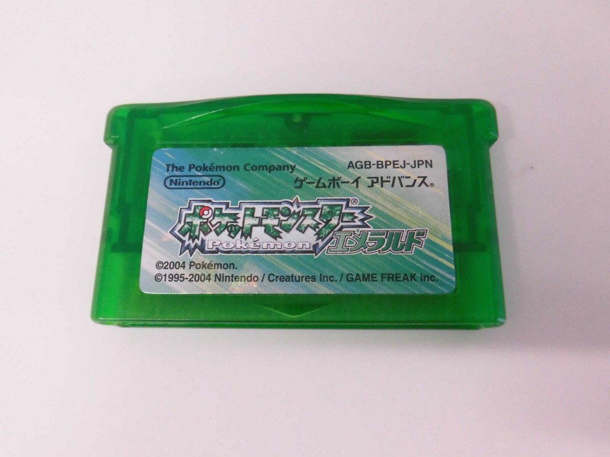 Nintendo Gameboy Advance Pokemon Emerald Japan GBA | eBay