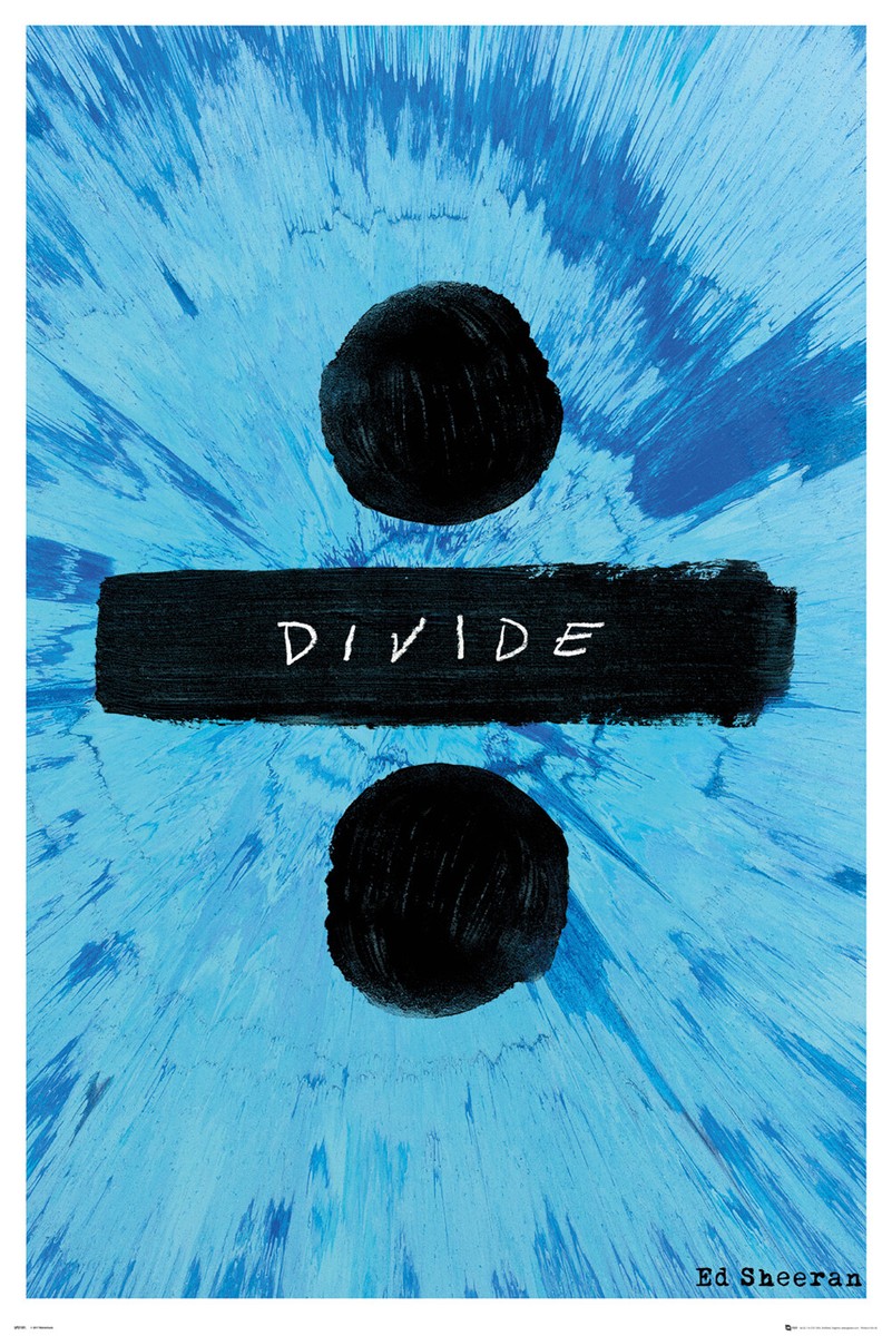 Ed Sheeran - Divide Album Cover Art POSTER 61x91cm NEW division