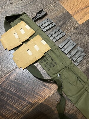 7.62 X 51 Repack Kit, Vietnam Era, Bandolier,strippers,charger,cardboards