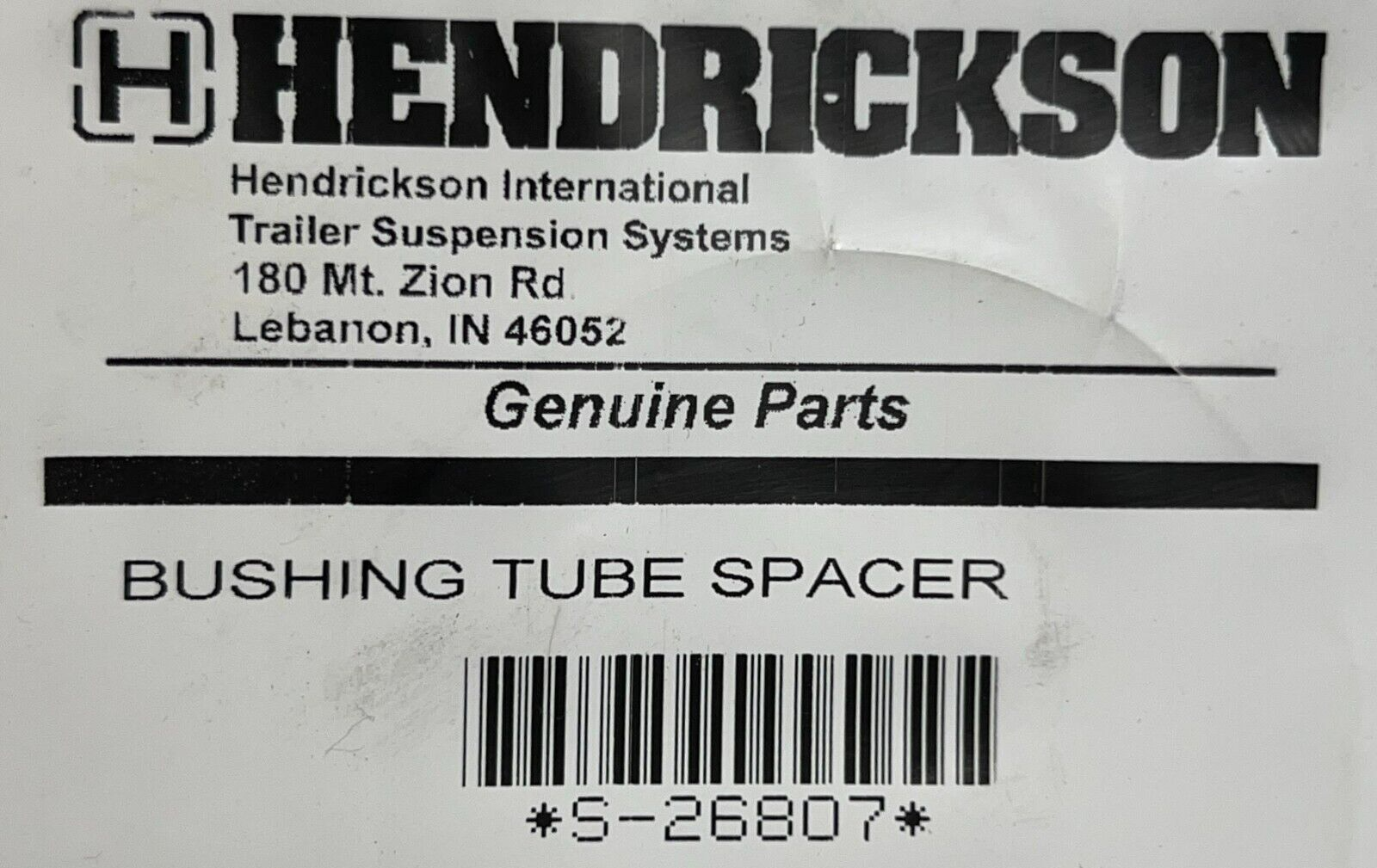 +Hendrickson+S26807+Intraax+AANLS+Suspension+Bushing+Tube+Spacer for sale online eBay
