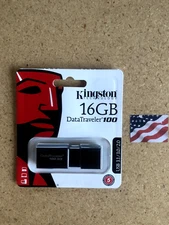Kingston 16GB USB 3.1 DataTraveler 100 Drive Storage