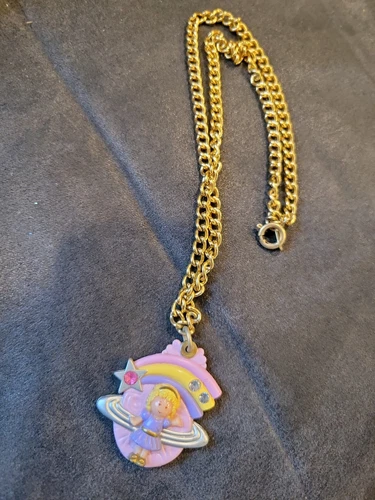 1992 Bluebird Polly Pocket Princess Polly Pocket Shooting Star Necklace Vintage