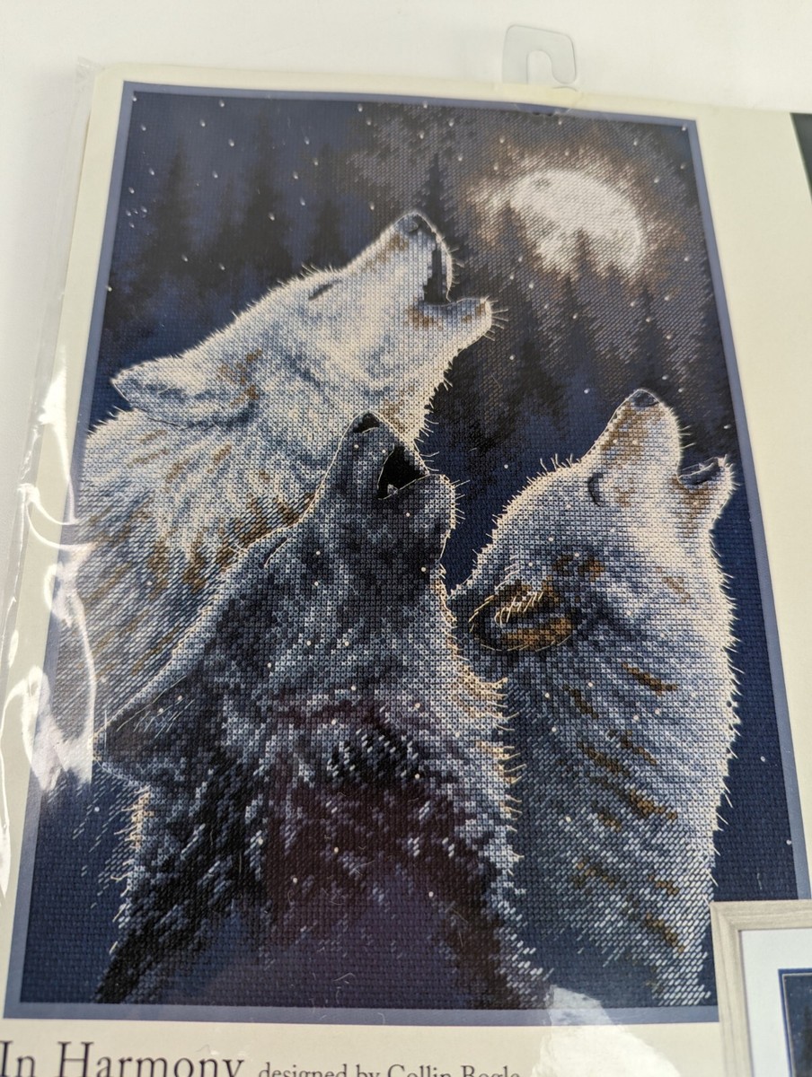 Cross-Stitch-Set „Harmonie“ – 25,4 X 35,5 Cm, Inkl. Stoff, Garn, Nadel & Anleitung