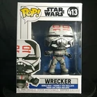 Funko Pop Star Wars 413 Wrecker Vinyl Bobble-Head + Protector