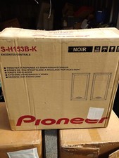 NEW IN BOX - Pioneer S-H153B-K 2-Way 160 Watt 8 ohm Bookshelf Speakers