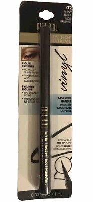 Milani Eye Tech Extreme Vinyl Liquid Eyeliner ~ 02 Shiny Black