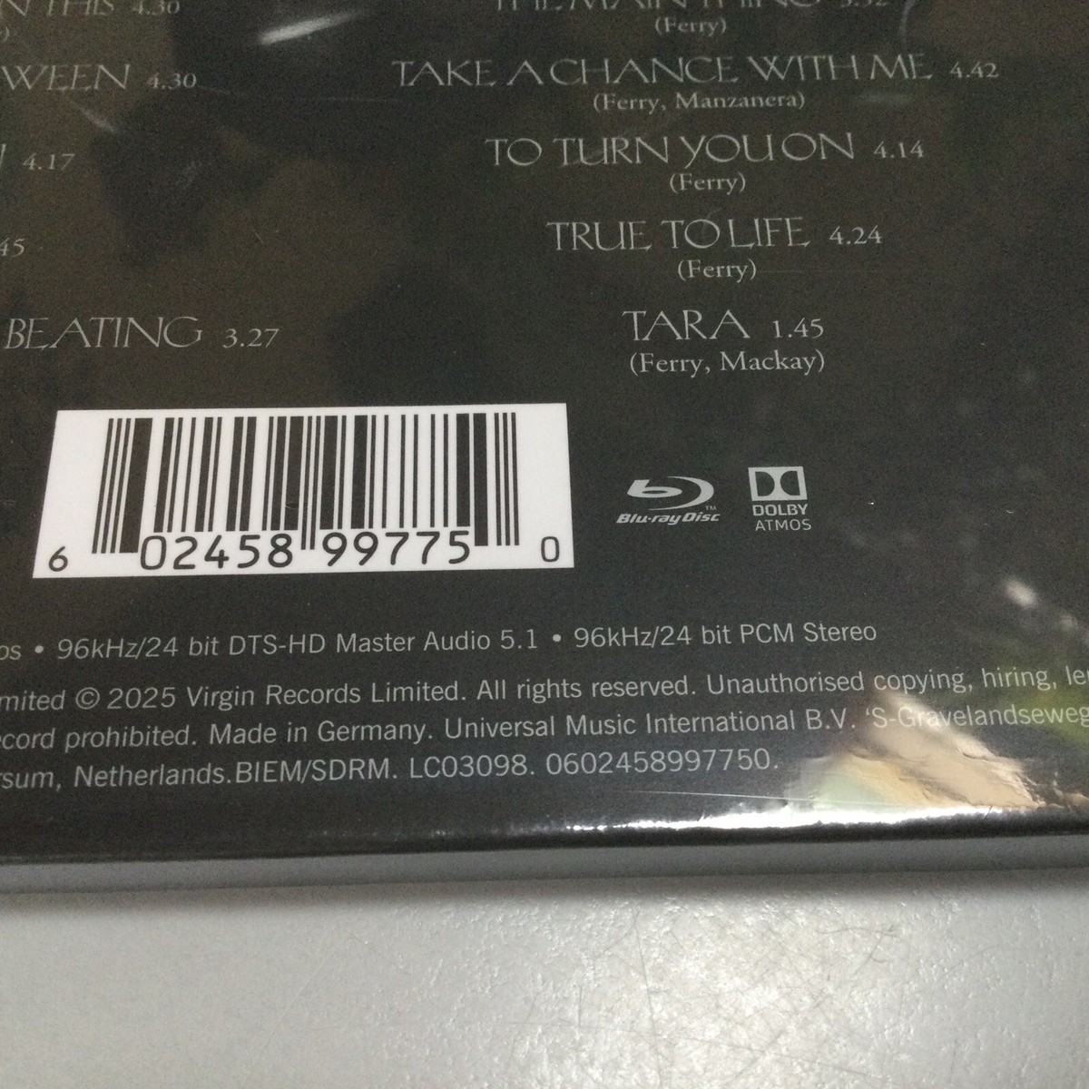 Roxy Music - Avalon - Blu-ray Audio Dolby Atmos 5.1 Surround