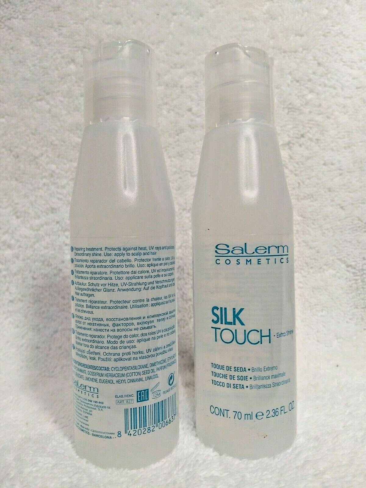 Salerm Silk Touch for Extra Shine Repair 2.36oz / 70mL(2 Units) eBay