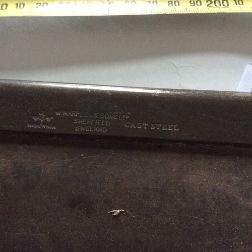 A Vintage W M Marples And Sons Tenon Saw Cast Steel.In Original Condition - Picture 2 of 12