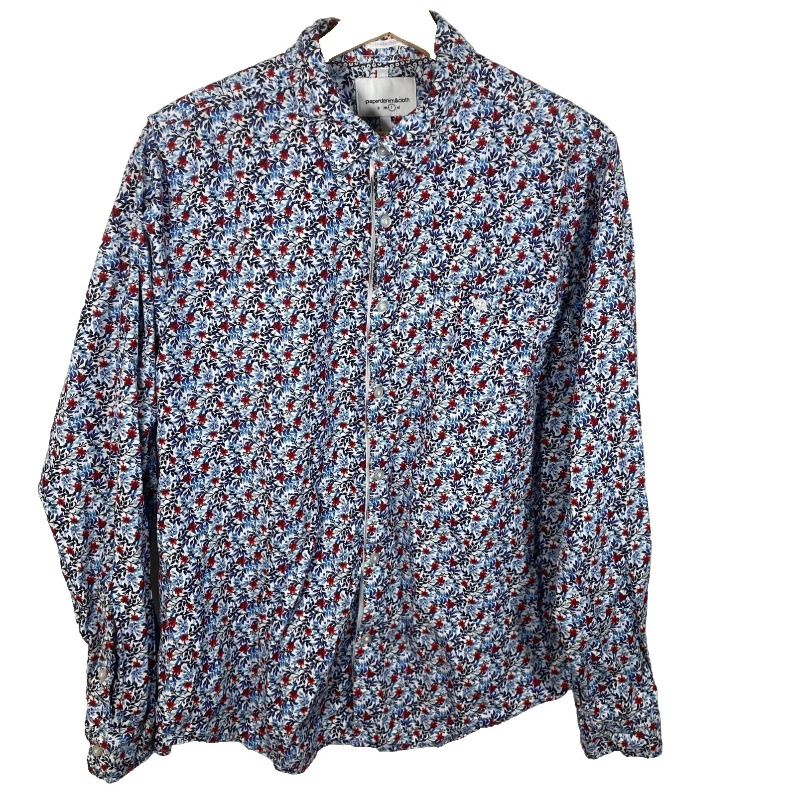 Camisas de vestir para hombre de papel denim y tela 100 % algodón