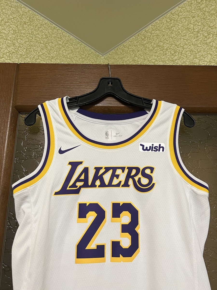 Nike Lakers James 23 レブロン・ジェームズ レイカーズ 美品 NBA LAKERS レブロン・ジェームズ NIKE製 SWINGMAN