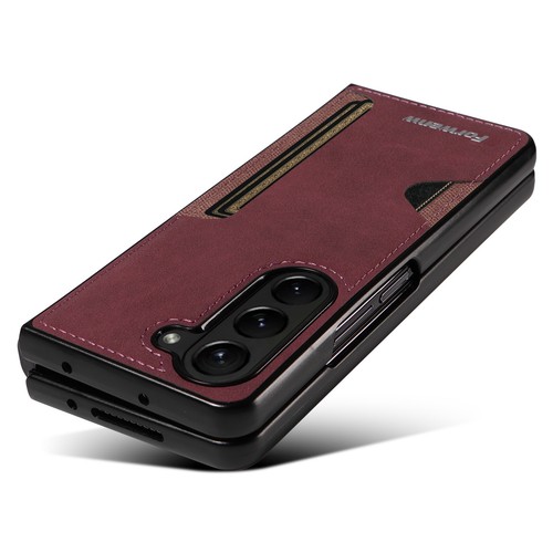 Hot For Samsung Galaxy Z Fold 6 5 4 3 Green PU Leather Card Slots Wallet Case - Picture 41 of 44