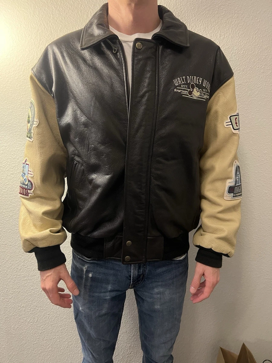 disney leather jacket products for sale | eBay
