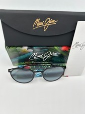 MAUI JIM Polarized Sunglasses MJ557 02 Bowline Black Neutral grey NIB