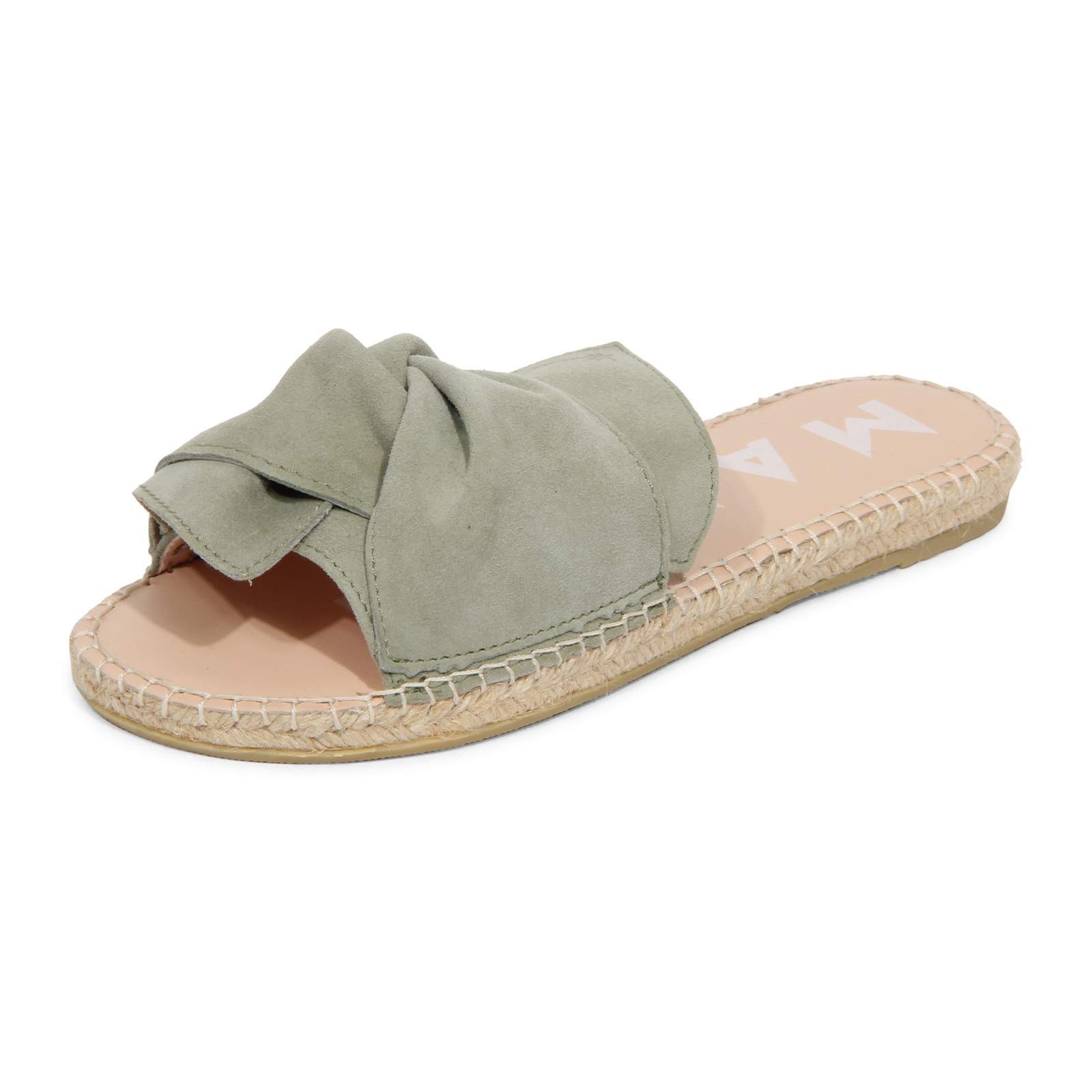 I5474 ЗАМШЕВЫЕ ТАПОЧКИ CIABATTA DONNA MANEBI С УЗЕЛКОМ