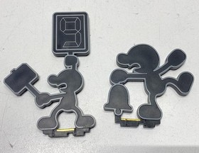 Lot of 3 Nintendo Amiibos: Mr Game and Watch, Chibi-Robo & Inkling Boy
