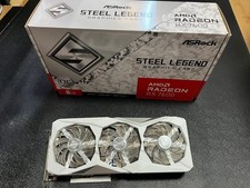 ASRock AMD Radeon RX 7600 Steel Legend 8GB OC GDDR6 Triple Fan White GPU