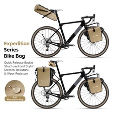 WEST BIKING Full Waterproof Bike Pannier Bag Bicycle Front Fork Rear Saddle Bag