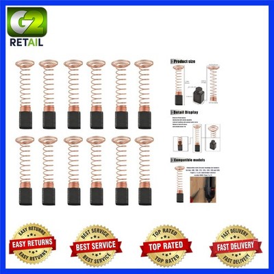 Essential 12-Pack Carbon Brushes for Dremel Tools - Quiet & Efficient Operation