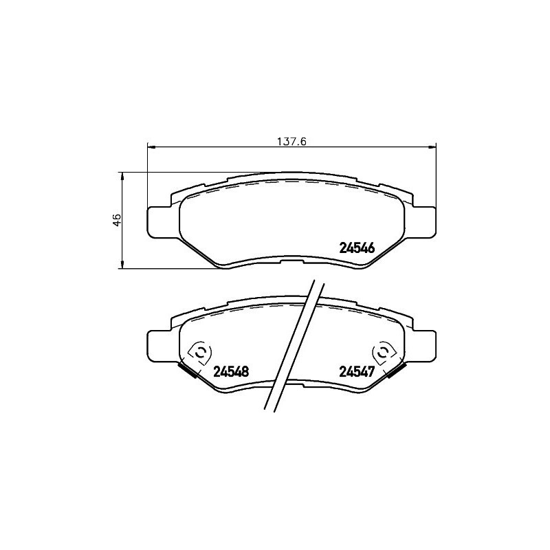 Brembo Juego De Pastillas P 09 014 - Imagen 2